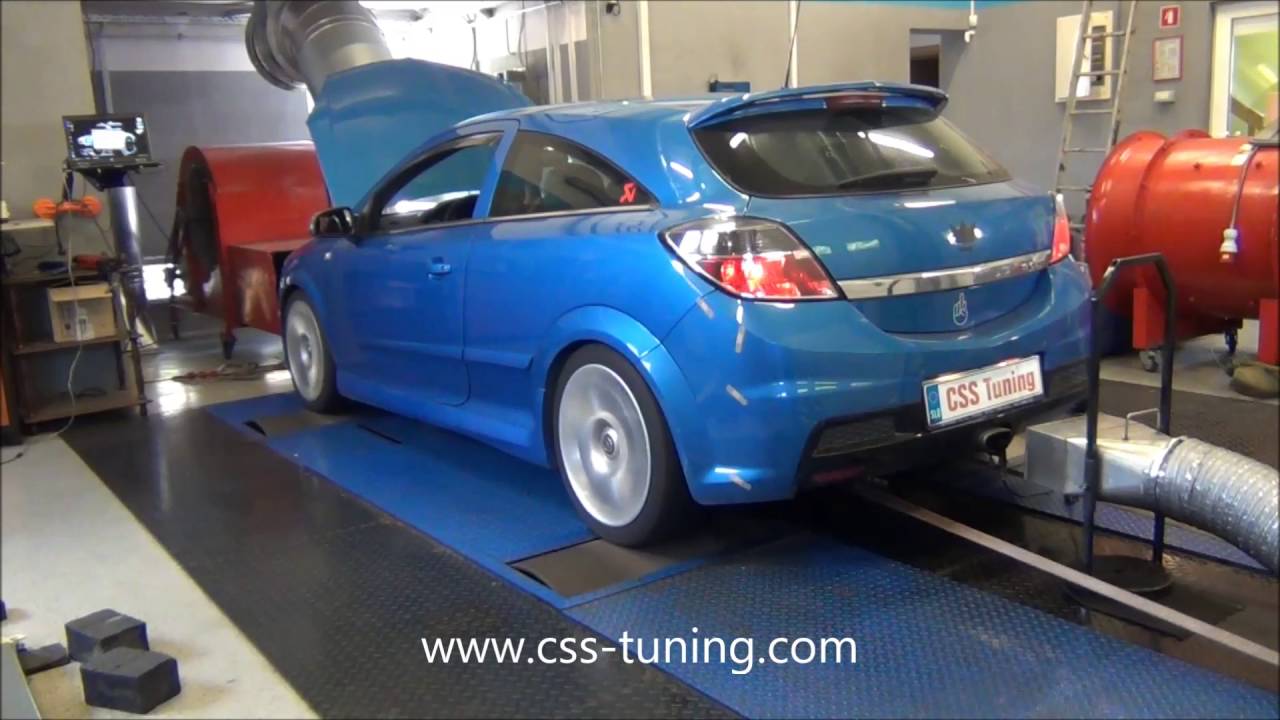 Opel Astra OPC dyno run