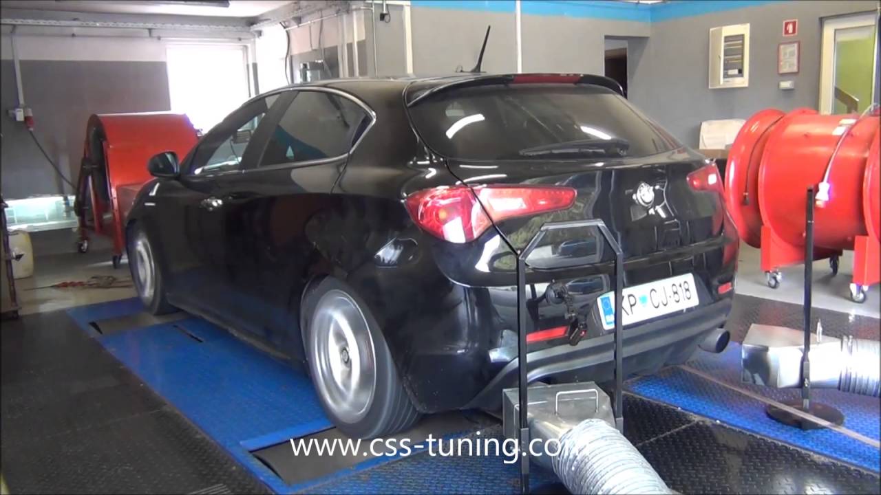 Alfa Romeo Giulietta dyno run