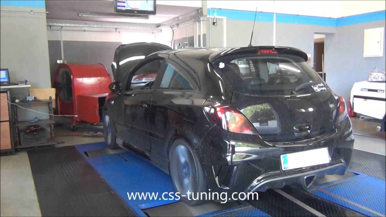 Opel Corsa OPC dyno run