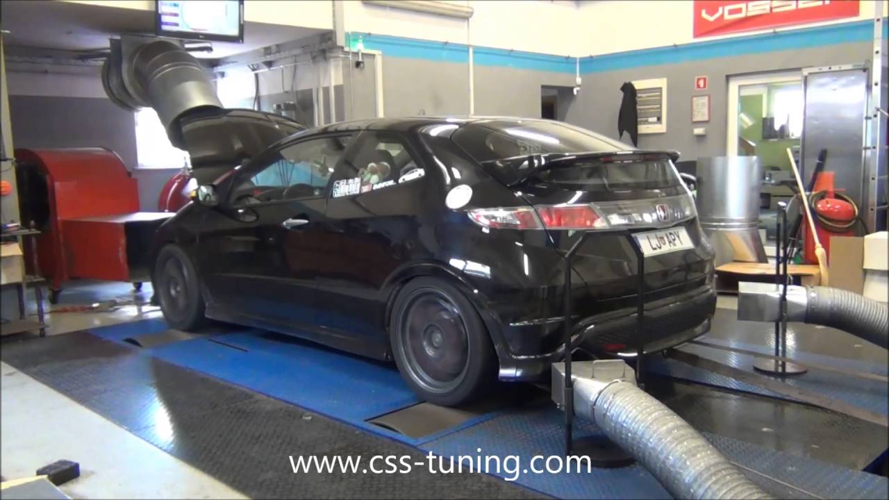 Honda Civic Type R dyno run