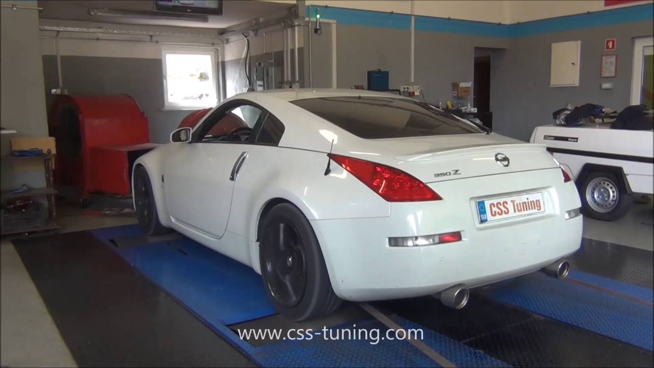 Nissan 350Z dyno run